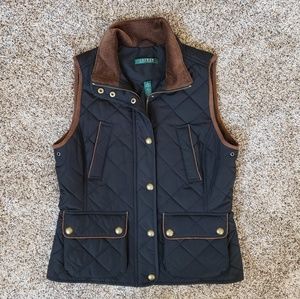 LAUREN by Ralph Lauren Puffer Quilted Vest